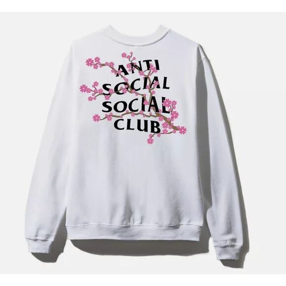 ASSC‎ Cherry Blossom Sweatshirt White Medium (ASSW435) - Picture 1 of 5